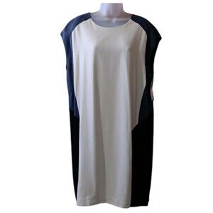 DKNY Color Block Shift Tent Dress Y2K NWT LG